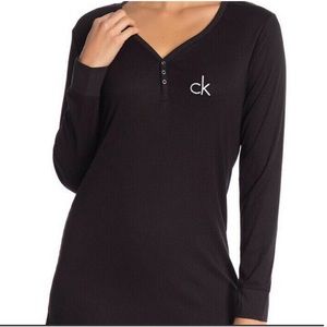 Calvin Klein long black T shirt